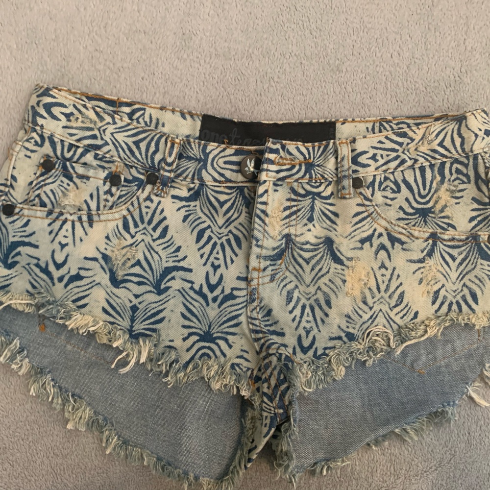 One Teaspoon denim cutoffs